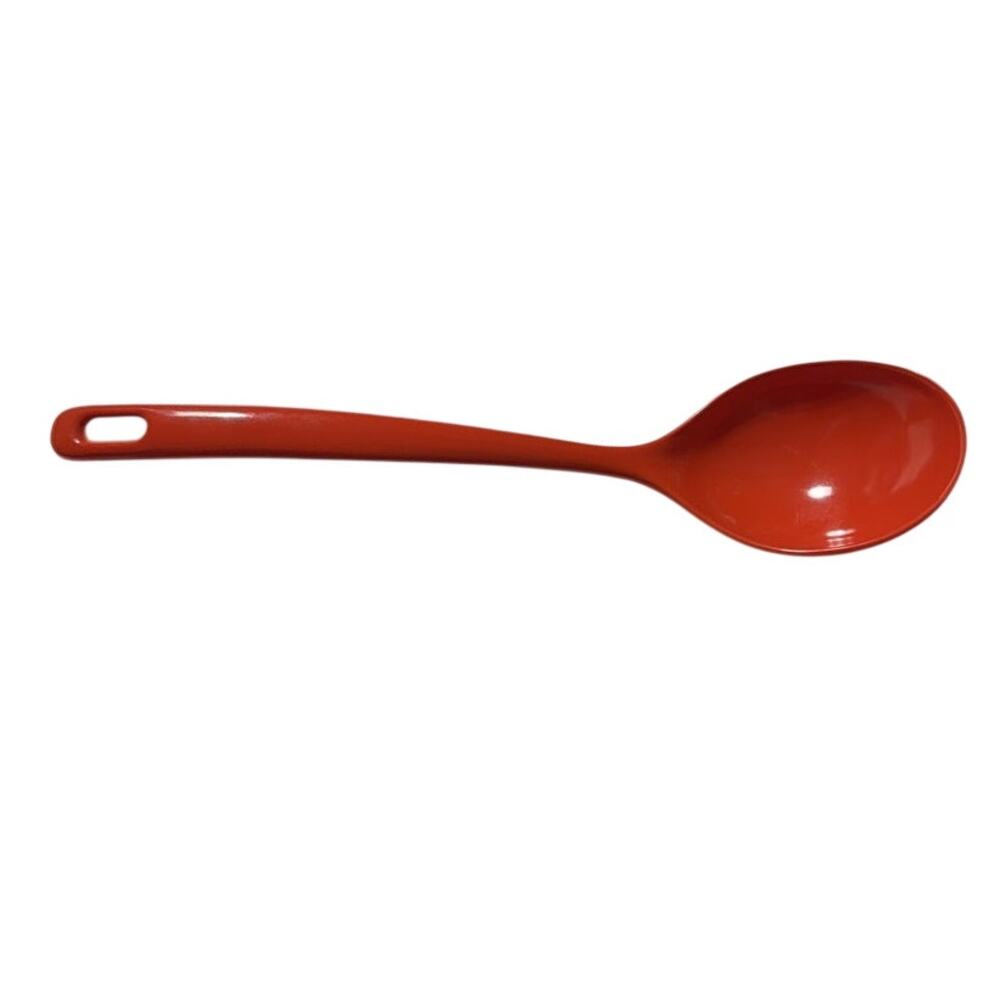 Orange Red Melamine Serving Spoon 11.5 Kitchen Utensil Replacement JP-637